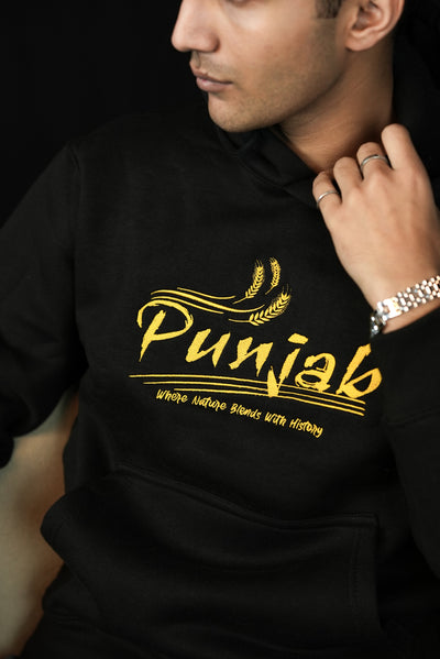 Punjab Heritage Hoodie – Black Edition