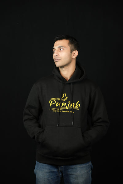 Punjab Heritage Hoodie – Black Edition