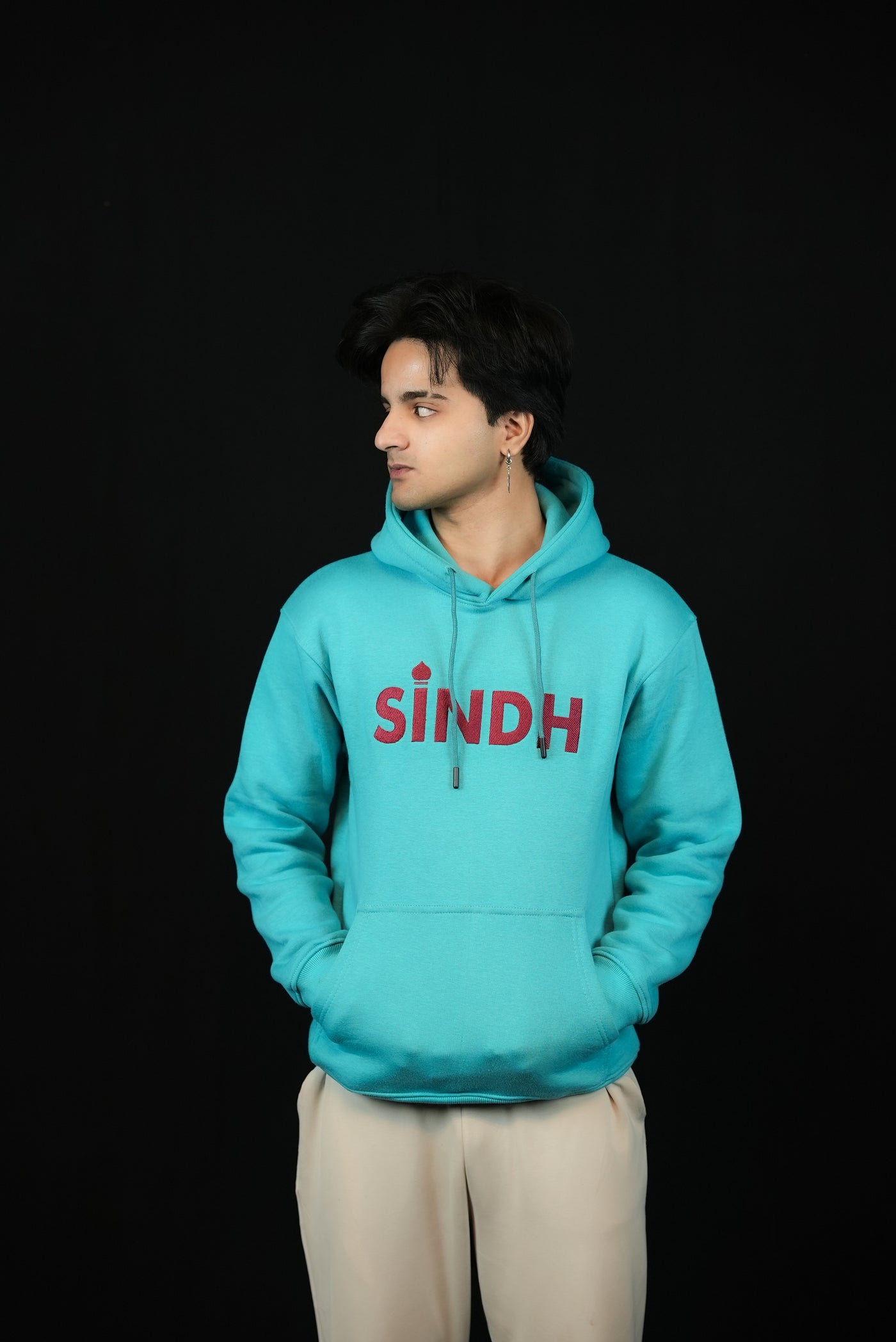 Sindh Heritage Hoodie – Ocean Teal Edition