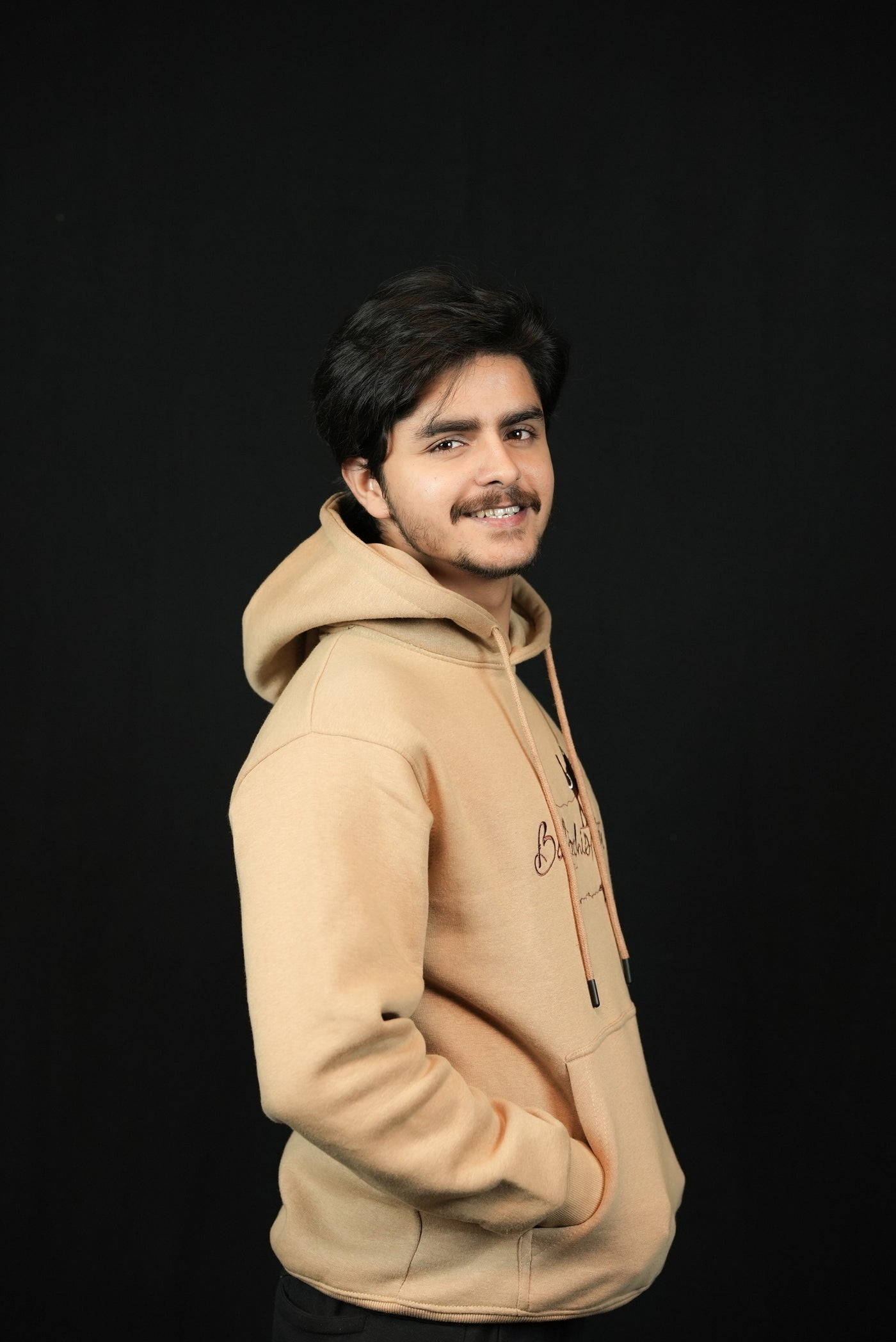 Balochistan Heritage Hoodie – Beige Edition